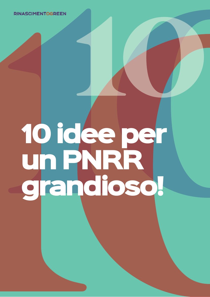 Copertina del documento 10 idee per un PNRR grandioso